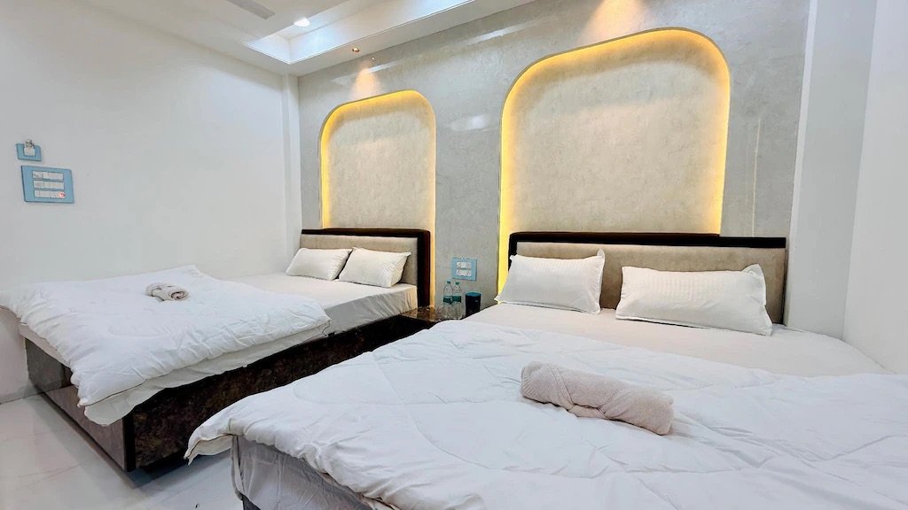4 Bed AC Room at Hotel Om Mangalam Palace
